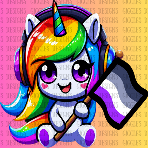 Pride Unicorn Flag Emotes | Rainbow LGBTQ+ Twitch & YouTube Pack