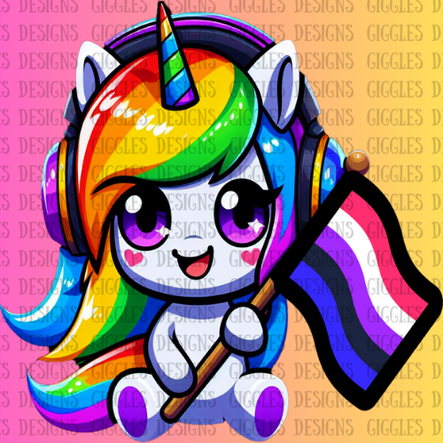Pride Unicorn Flag Emotes | Rainbow LGBTQ+ Twitch & YouTube Pack