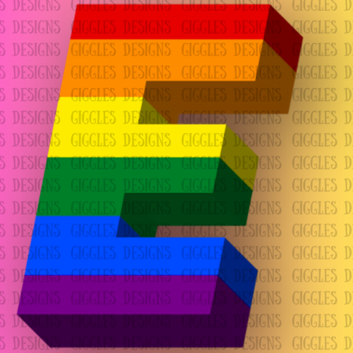 Pride Letters Emotes | Rainbow LGBTQ+ Twitch & YouTube Pack