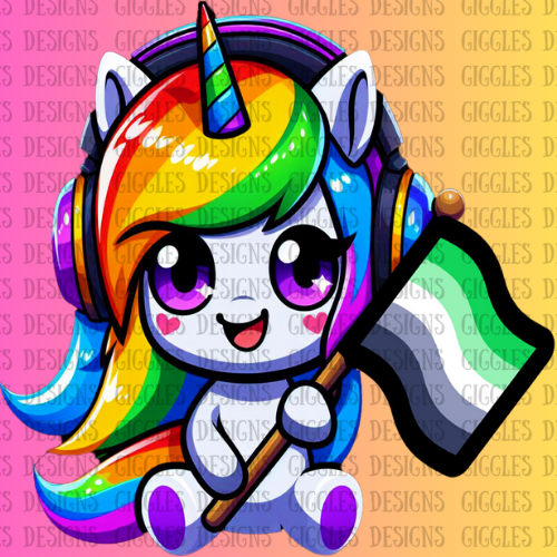 Pride Unicorn Flag Emotes | Rainbow LGBTQ+ Twitch & YouTube Pack
