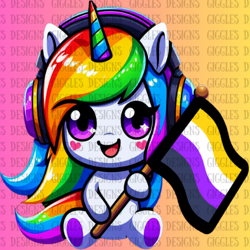 Pride Unicorn Flag Emotes | Rainbow LGBTQ+ Twitch & YouTube Pack