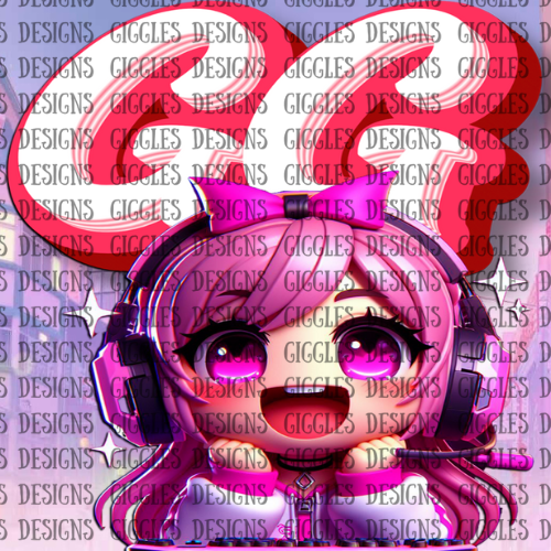 Anime Girl Streamer Emotes | Kawaii Twitch & YouTube Emote Pack