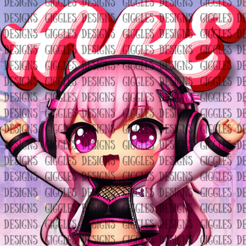 Anime Girl Streamer Emotes | Kawaii Twitch & YouTube Emote Pack