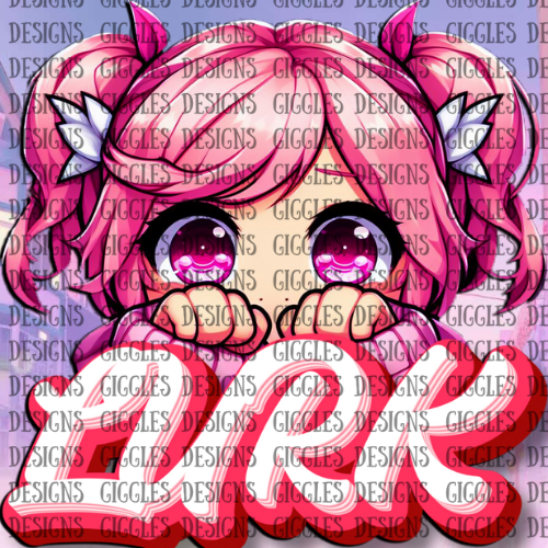 Anime Girl Streamer Emotes | Kawaii Twitch & YouTube Emote Pack