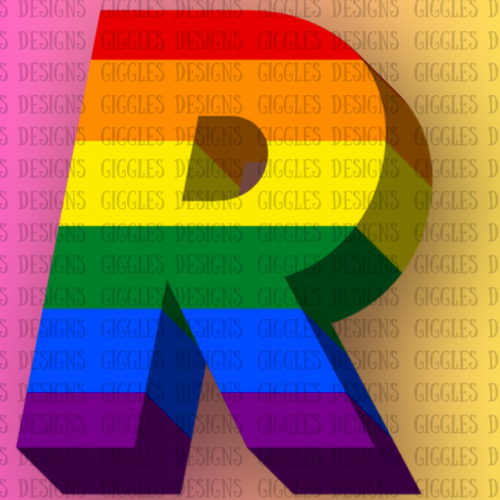 Pride Letters Emotes | Rainbow LGBTQ+ Twitch & YouTube Pack